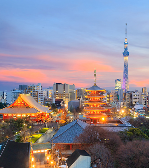 Tokyo at dusk